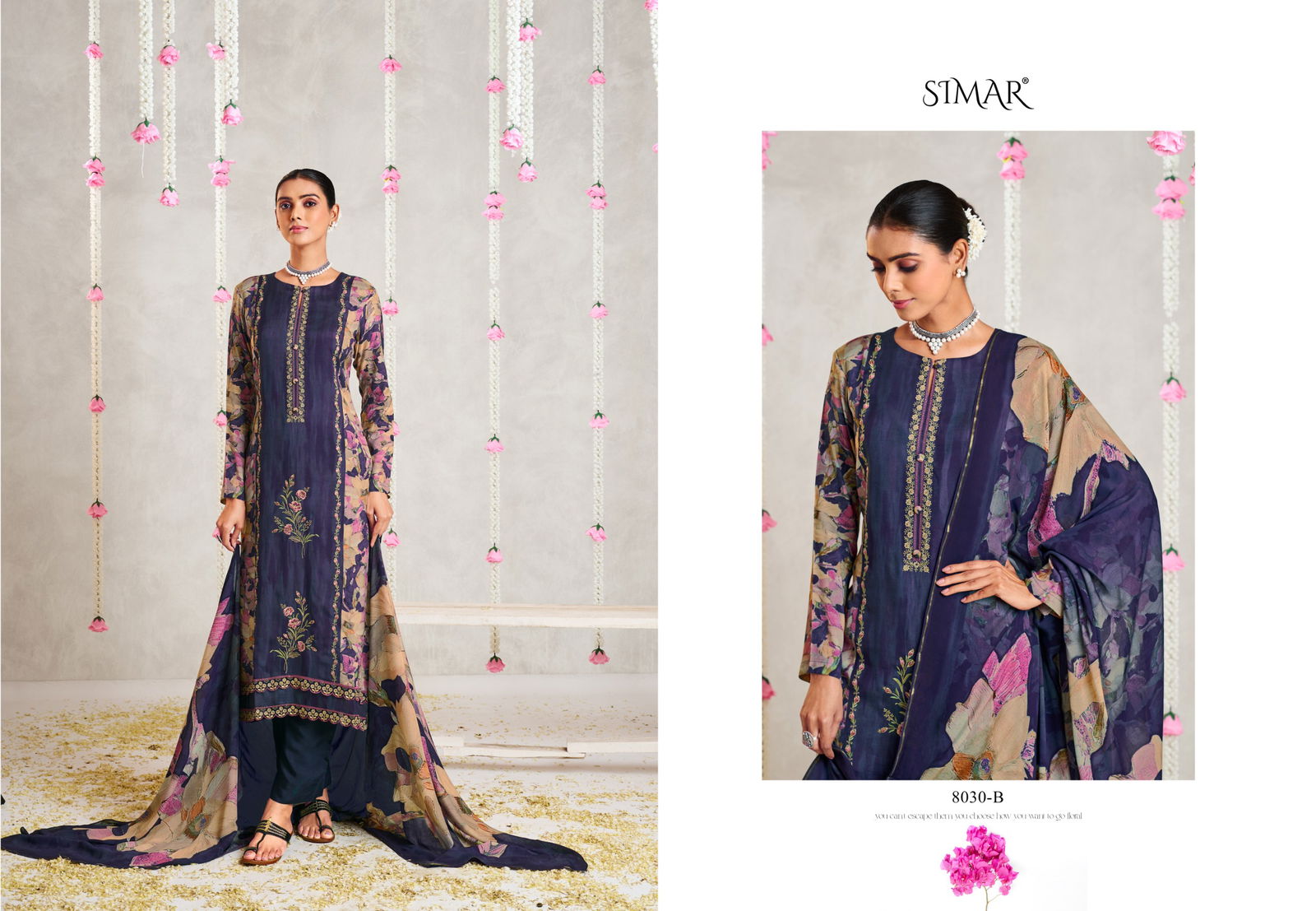 Kanika By Glossy Jam Satin Printed Dress Material Wholesale Online